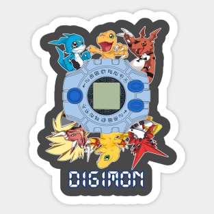 Digimon seasons Sticker